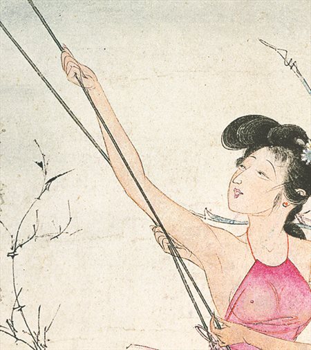 川汇-胡也佛的仕女画和最知名的金瓶梅秘戏图